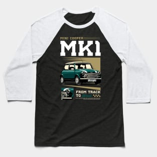 Mini Cooper MK1 Morris Baseball T-Shirt